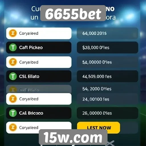 Métodos de pagamento aceitos na 6655bet